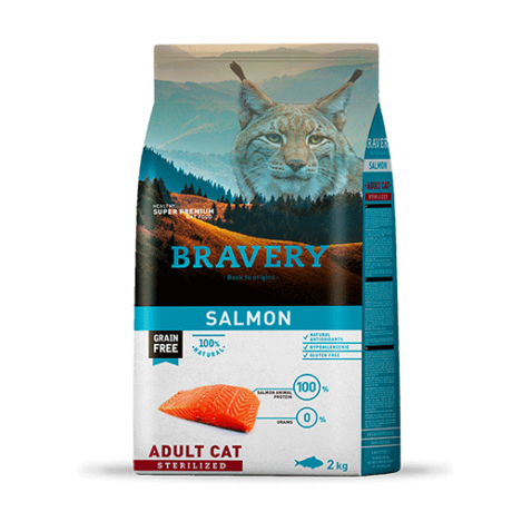 Bravery Gato Adulto Sterilized Salmon