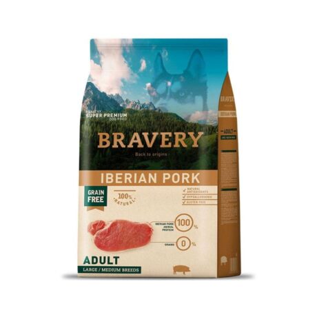 Bravery Perro Medium/Large Adulto Cerdo