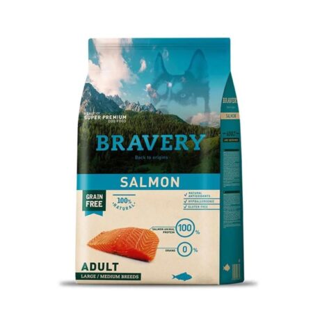 Bravery Perro Medium/Large Adulto Salmon