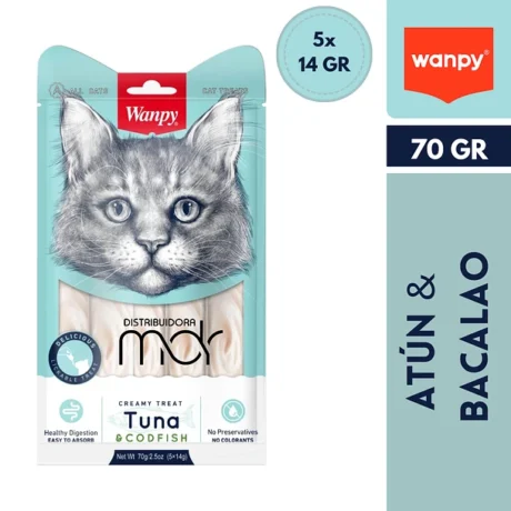 Wanpy Creamy Treat Tune & Codfish