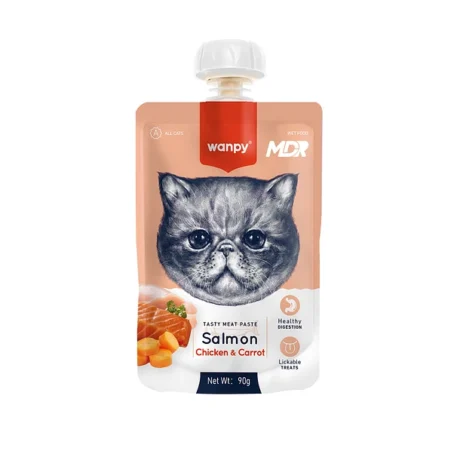 Wanpy Gato Pasta Salmon, Chicken & Carrot
