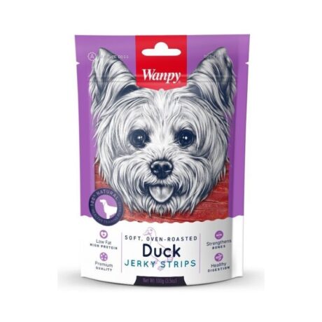 Wanpy Perro Jerky Strips Duck