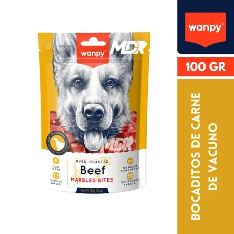 Wanpy Perro Marbled Bites Beef