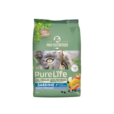 PURE LIFE CAT ADULT STERILIZED SARDINE 2KG