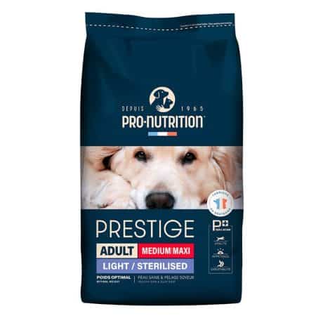 PRESTIGE PERRO ADULTO MAXI LIGHT STERILIZADO 15Kg